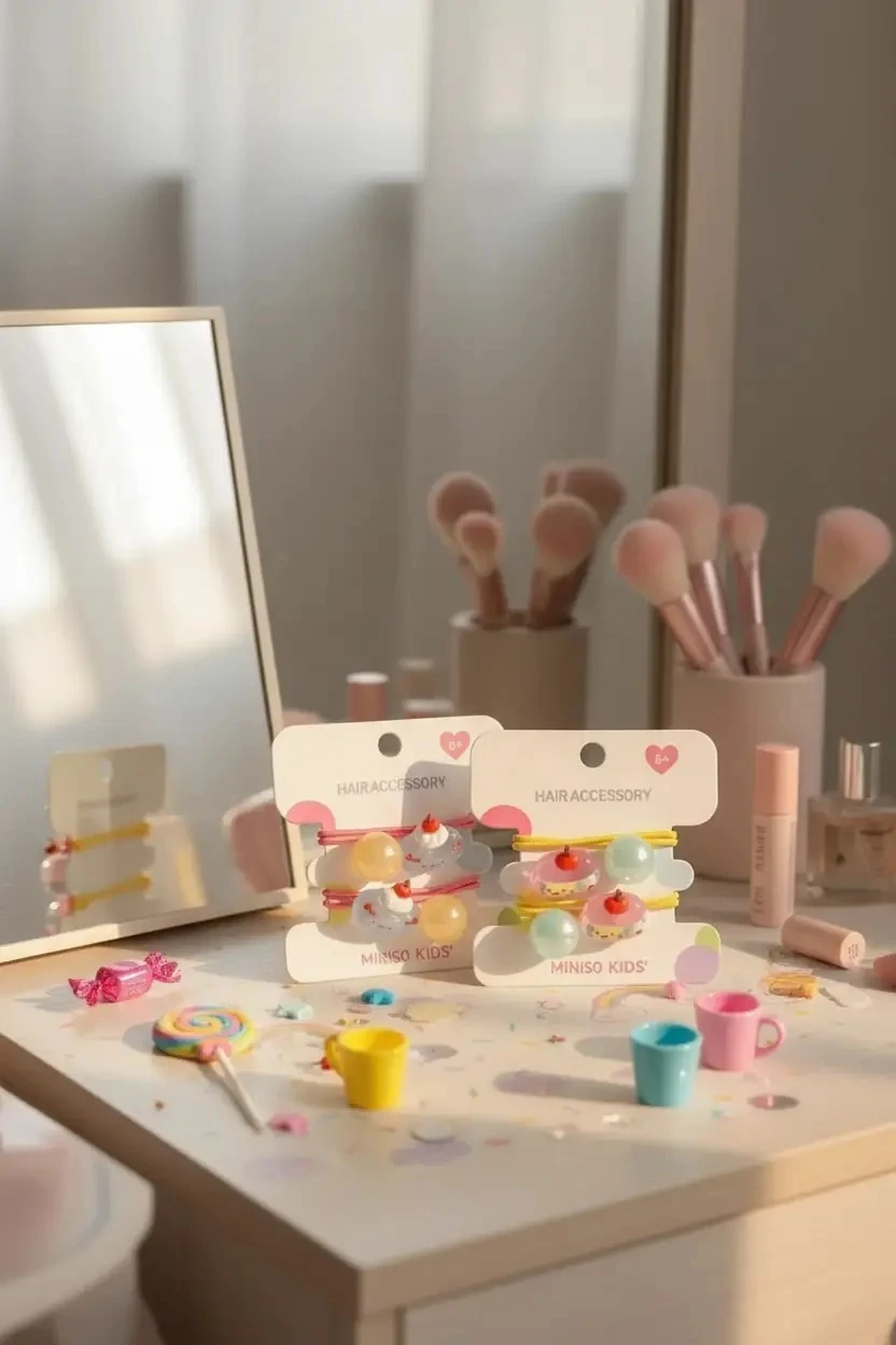 Eğlenceli Boncuklu Saç Tokaları 2 adet