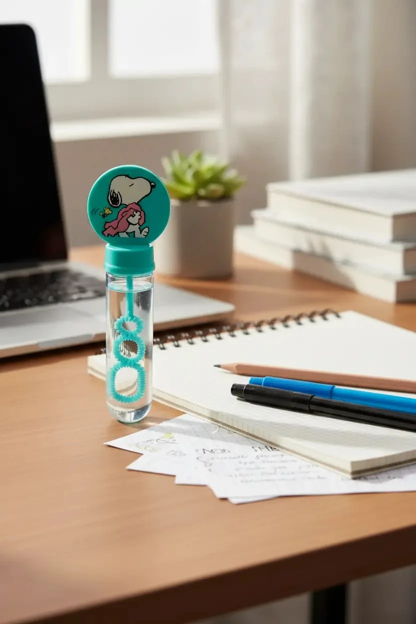 Snoopy Lisanslı Seyahat Serisi Mini Baloncuk Çubuğu (3 Adet)