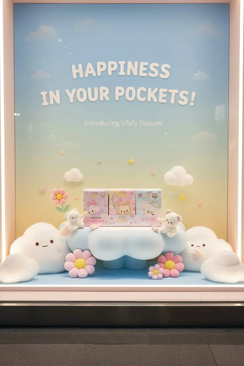 Disney Lisanslı Ufufy Serisi Baskılı Kağıt Mendil 9 Yp.  (9 Paket)