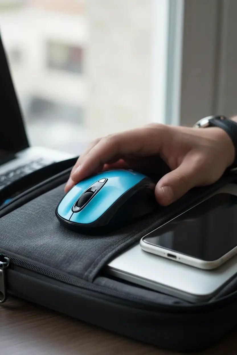 Everest SM901 Mavi Optik Kablosuz Mouse – 2.4GHz ve Ayarlanabilir DPI