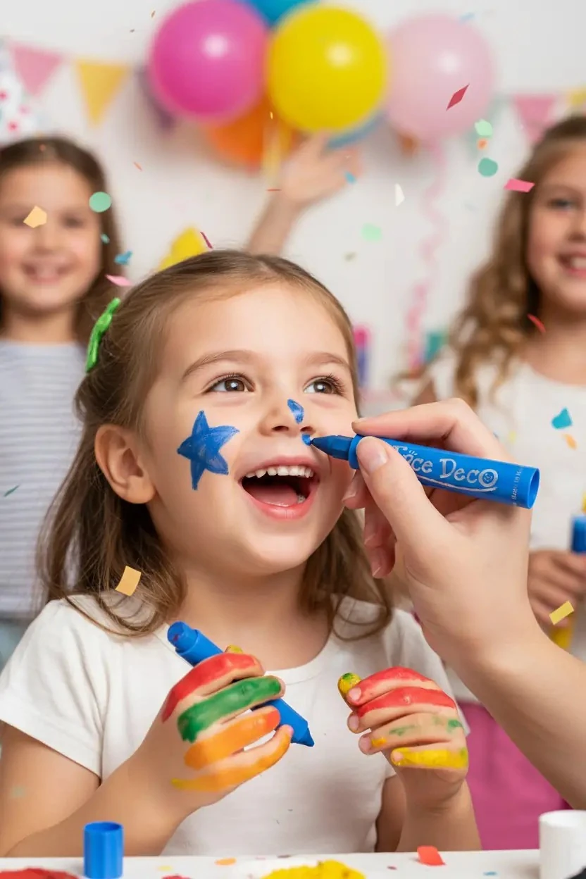 Amos Yüz Boyası 8’li Blister – Kolay Uygulanan Stick Formlu Renkli Yüz Boyama Seti