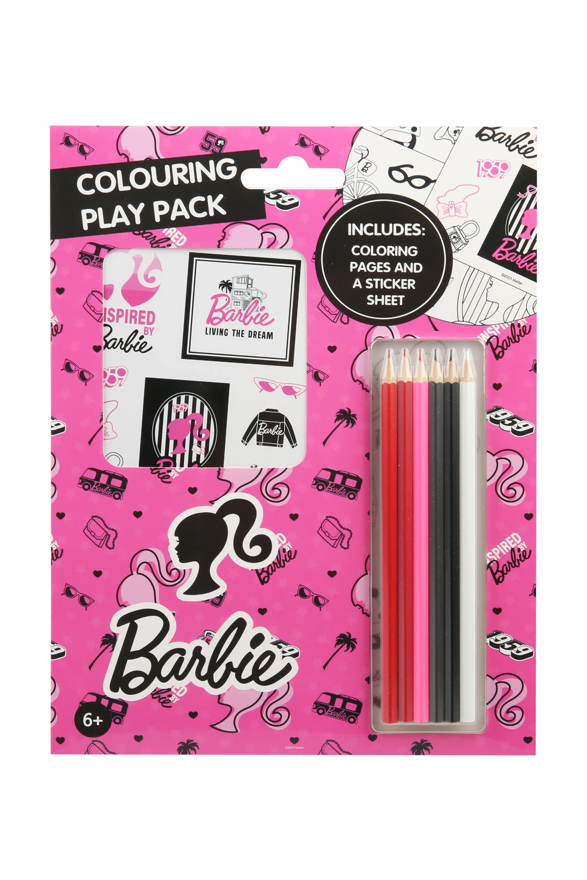 Barbie Lisanslı Kızlar Dünyası Koleksiyonu Barbie Boyama Seti