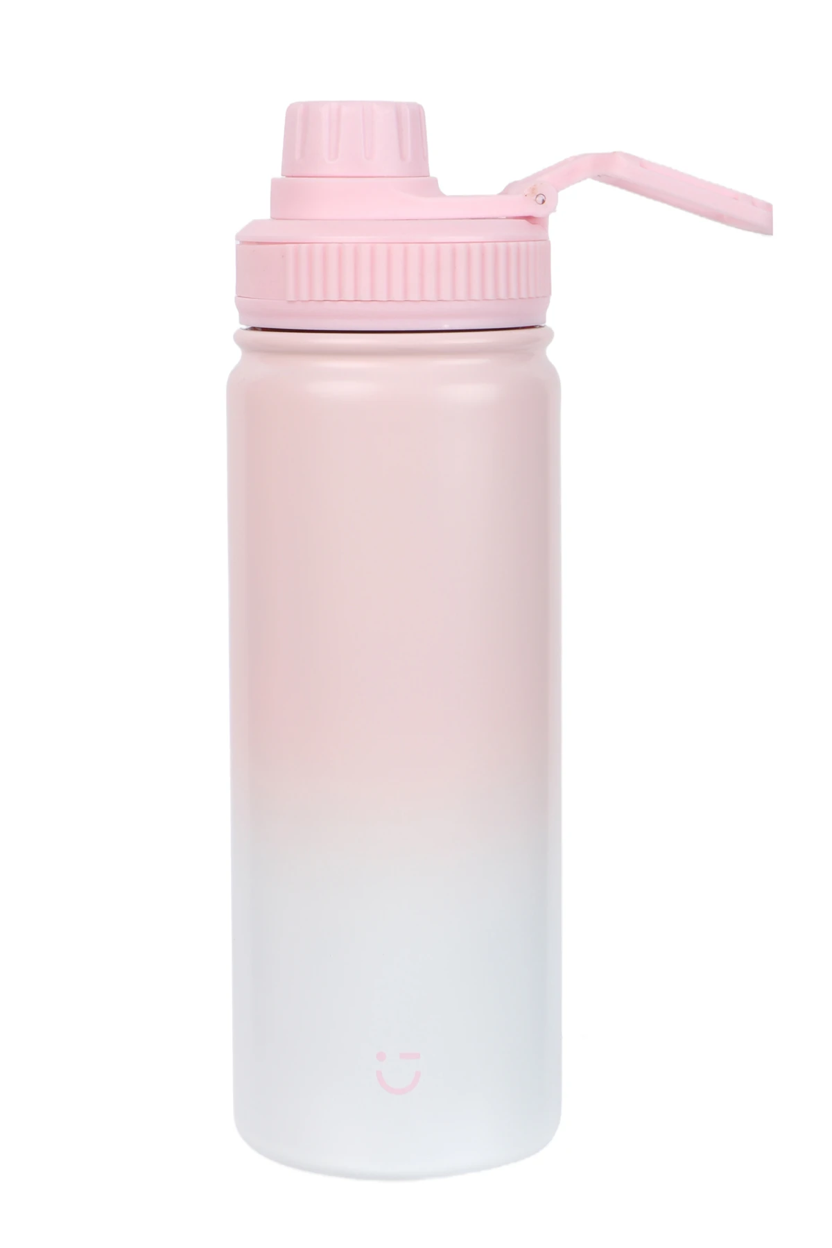 Sakura Serisi Pembe Çift Cidarlı tutacaklı Çelik Matara 550ml