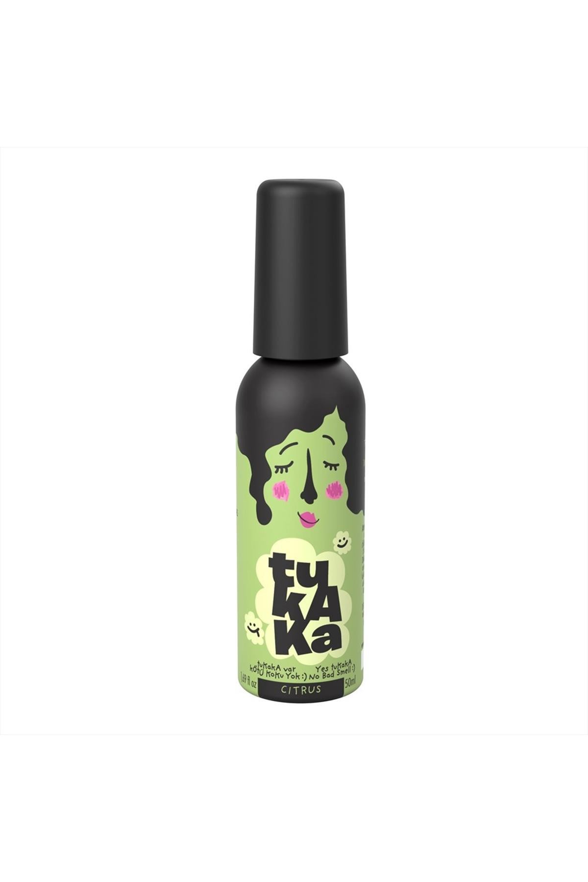 Tukaka Citrus Koku Giderici Sprey Uzun Ömürlü Banyo Ve Tuvalet Kokusu 50 Ml