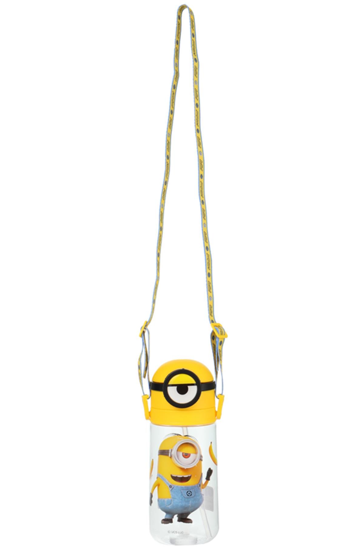 Minions Lisanslı Plastik Suluk (800ml) - Sarı