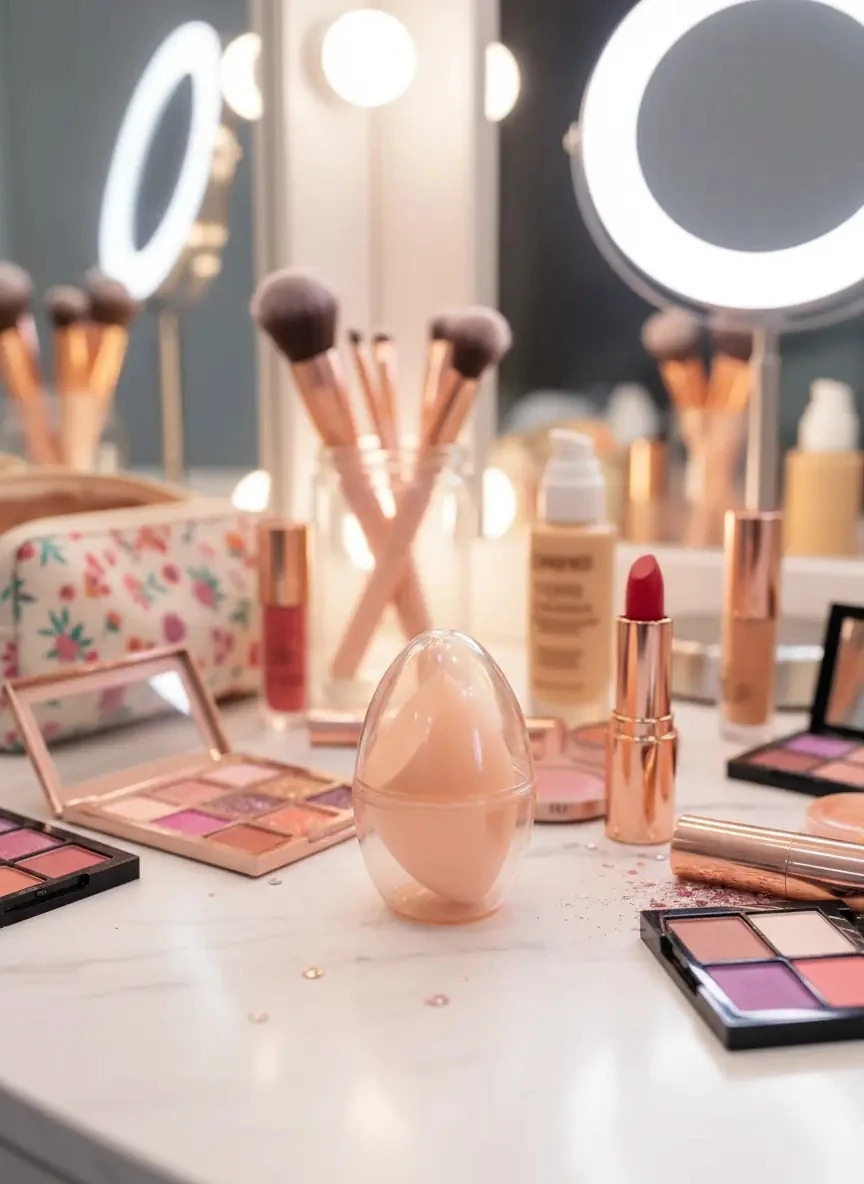 Yumurta Kapsüllü Makyaj Süngeri (Sarı)