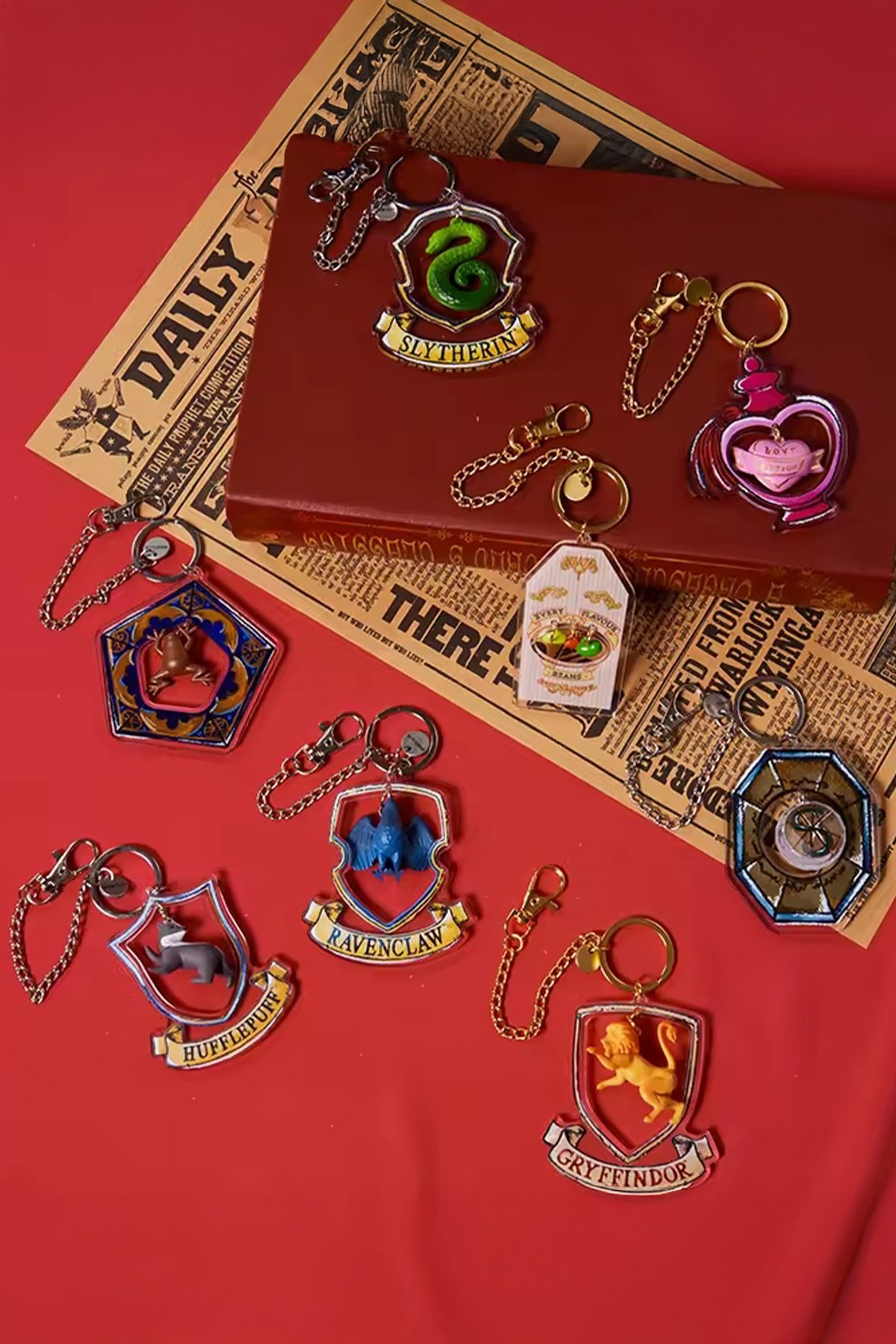 Harry Potter Lisanslı Akrilik Sürpriz Kutu Figürlü Anahtarlık - Blind Box