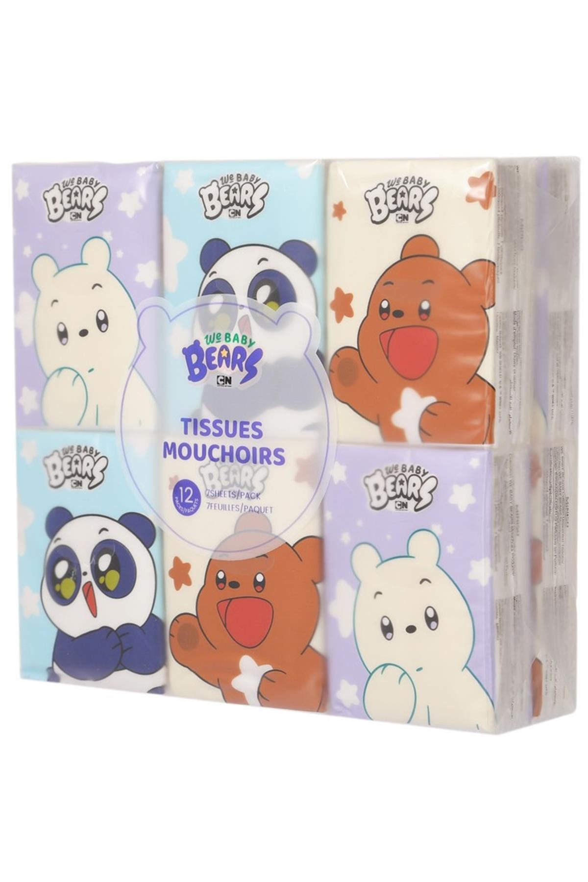 We Baby Bears Lisanslı Baskılı Kağıt Mendil 12'li Paket