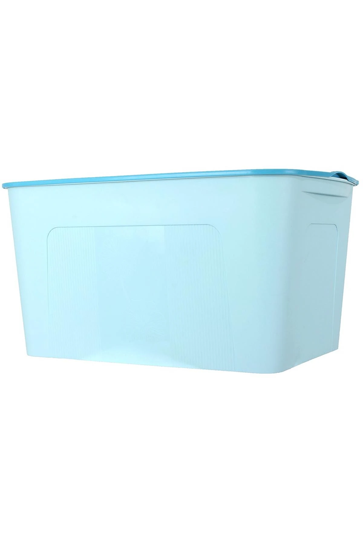 Kapaklı Saklama Kutusu - Mavi (Büyük)