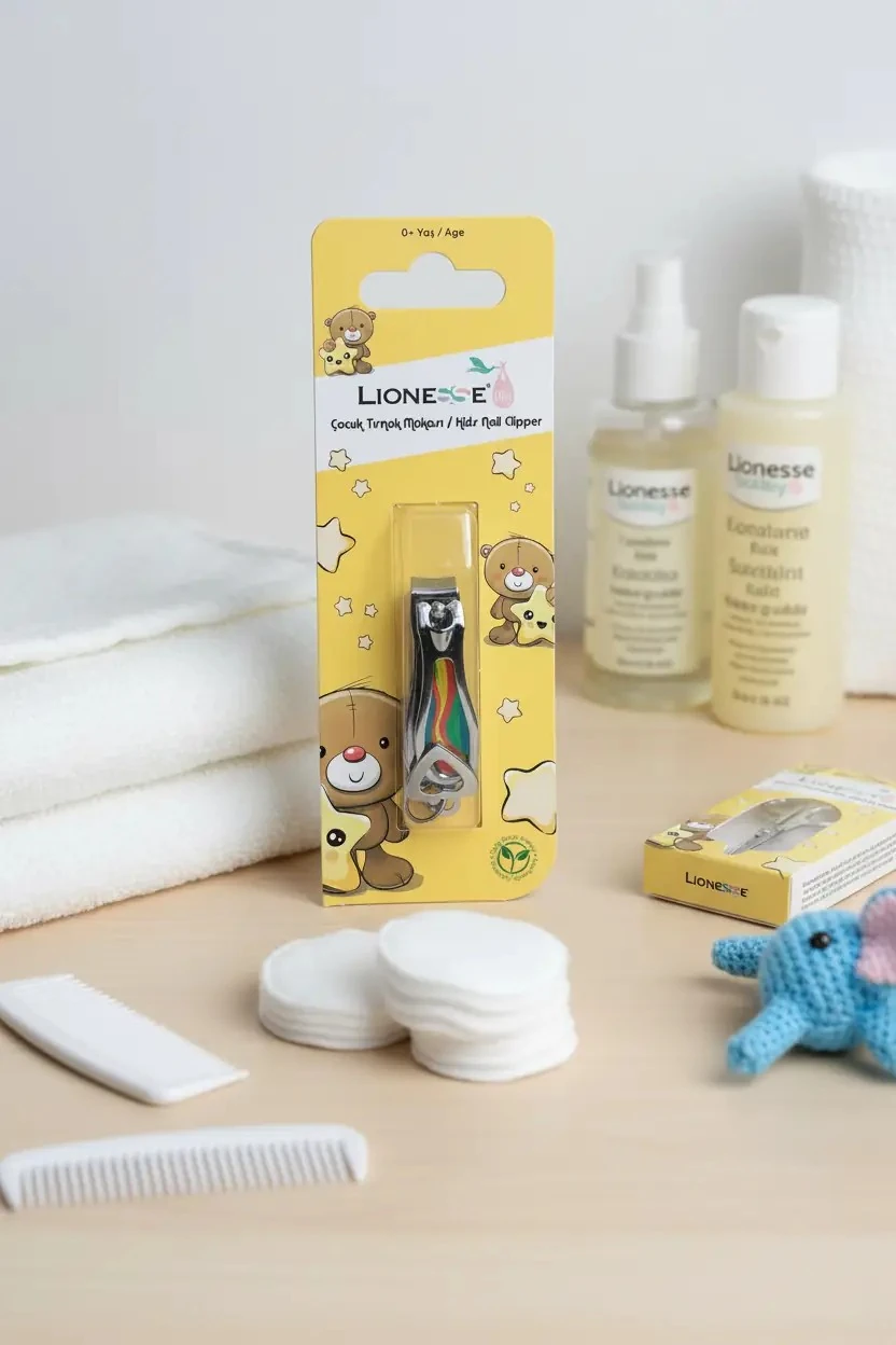 Lionesse Bebek Tırnak Makası 606 – Güvenli ve Pratik Bebek Bakımı