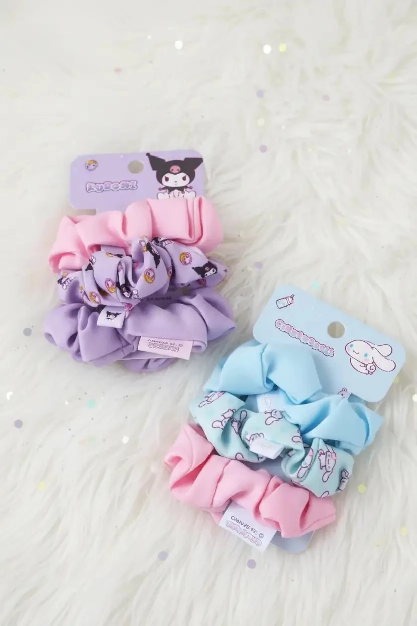Hello Kitty Lisanslı Tatlı Fabrika Saç Tokası Seti (3 Adet) – Yumuşak Kumaş
