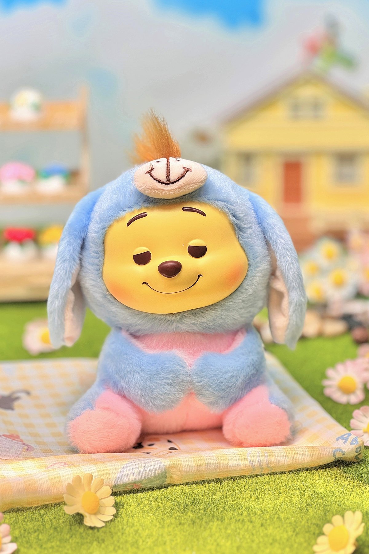 Disney Winnie the Pooh Lisanslı Yaramaz Takım Serisi Peluş Çanta Süsü -Anahtarlık - Blind Box