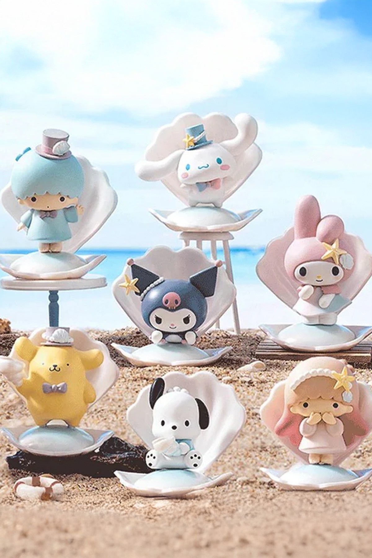 Sanrio Lisanslı Deniz Tatili Serisi Sürpriz Figürlü Kutu Blind Box