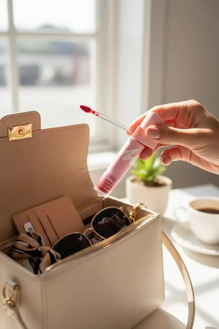 Miniso Lisanslı Minimalist Serisi Parlak Likit Ruj No 04 - Canlı Renk Veren ve Nemlendirici Etkili Kalıcı Dudak Boyası
