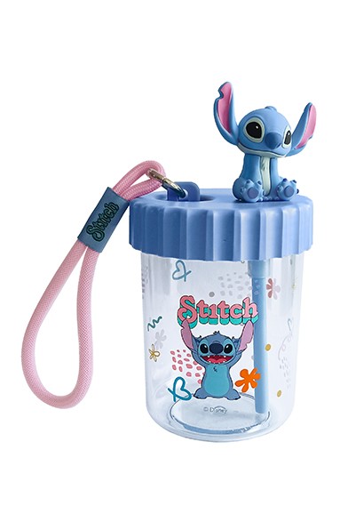 Disney Lilo&Stitch Lisanslı Süslemeli ve Askılı Plastik Şişe