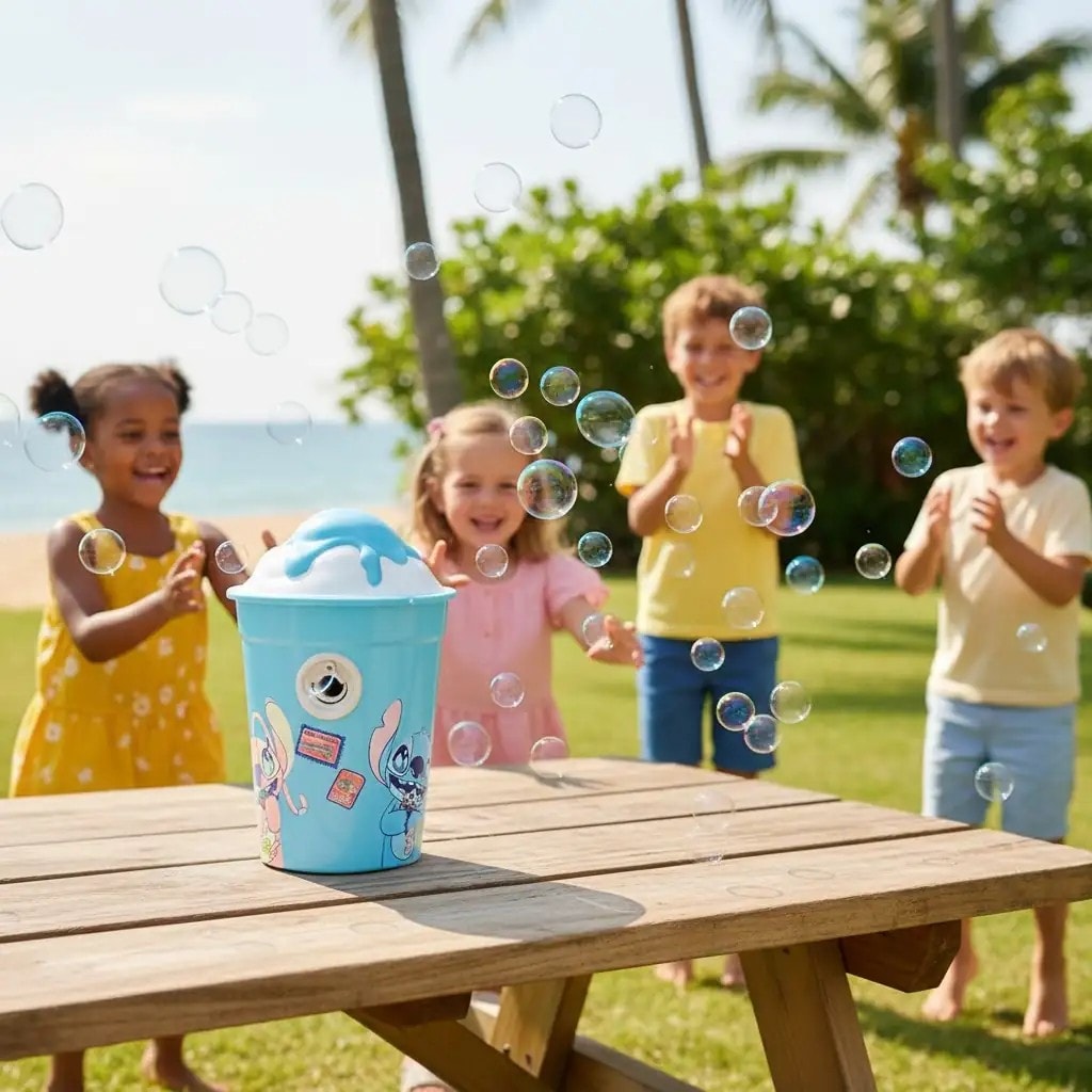Disney Lilo&Stitch Lisanslı Parti Serisi Dondurma Baloncuk Makinesi