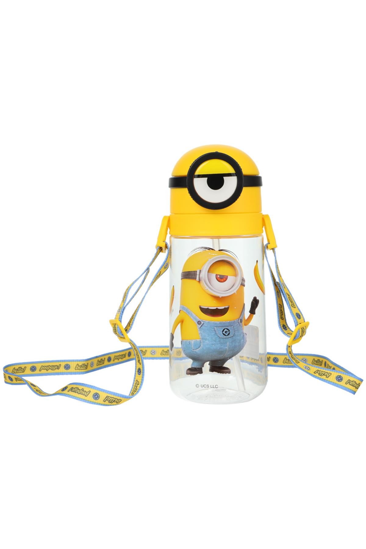 Minions Lisanslı Plastik Suluk (800ml) - Sarı