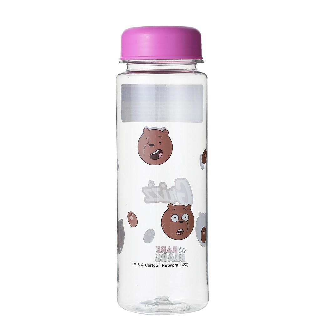 We Bare Bears Lisanslı Plastik Şişe (500ml) - Boz Ayı