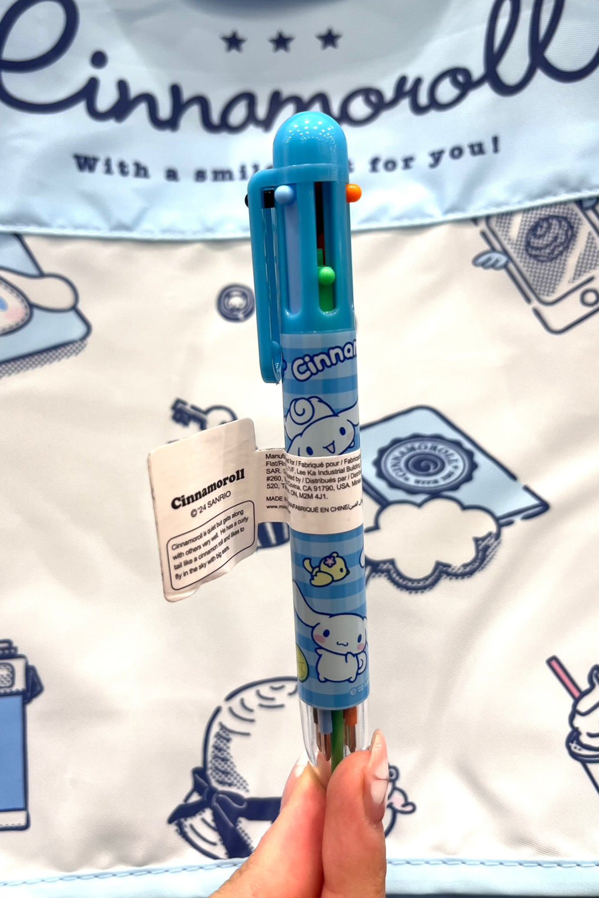 Sanrio Lisanslı 6 Renkli Çoklu Kalem (0,8Mm) - Cinnamoroll