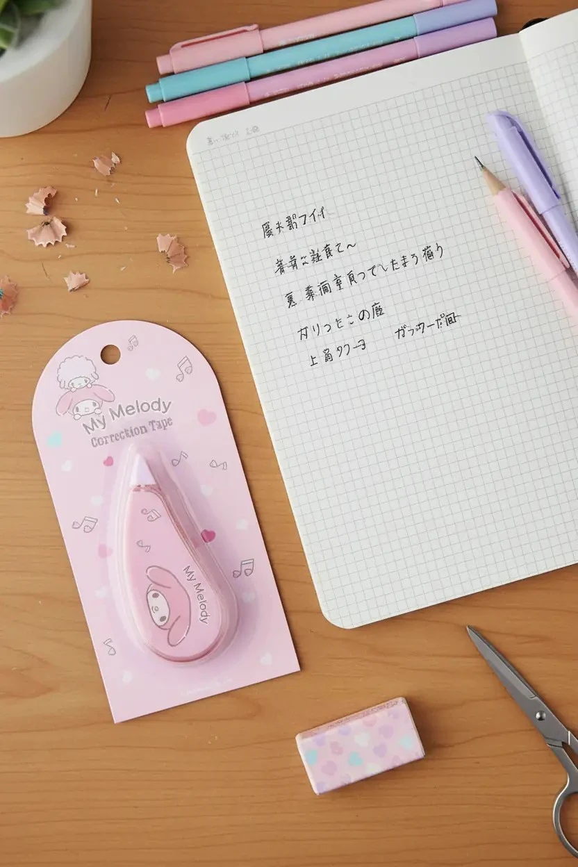 Sanrio Lisanslı My Melody Stacking Fun Koleksiyonu Düzeltme Bandı