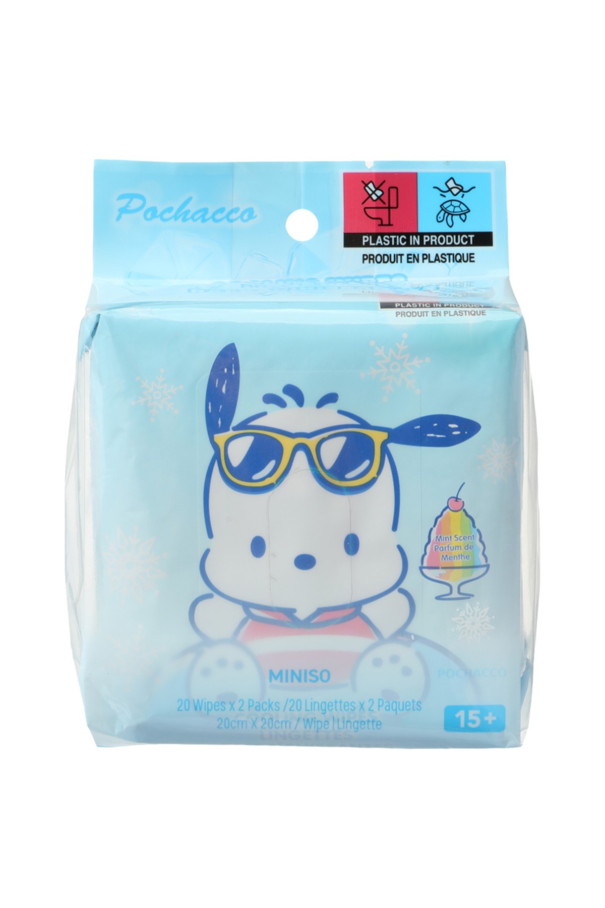 Sanrio Lisanslı Serinletici Islak Mendil (20 Adet*2 Paket)