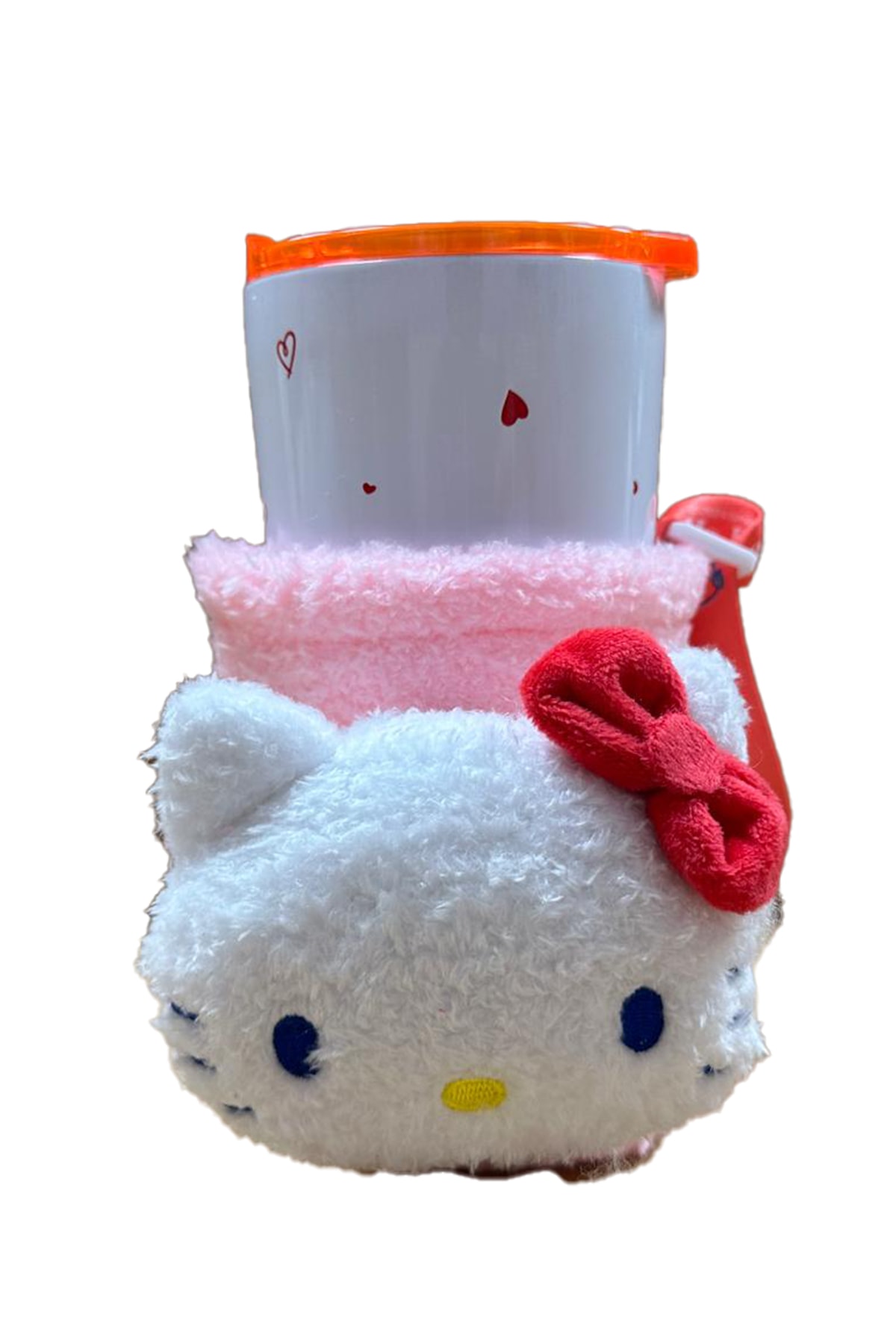 Sanrio Lisanslı  Hello Kitty  Paslanmaz Çelik Bardak (Dekoratif Kılıflı) 550 mL