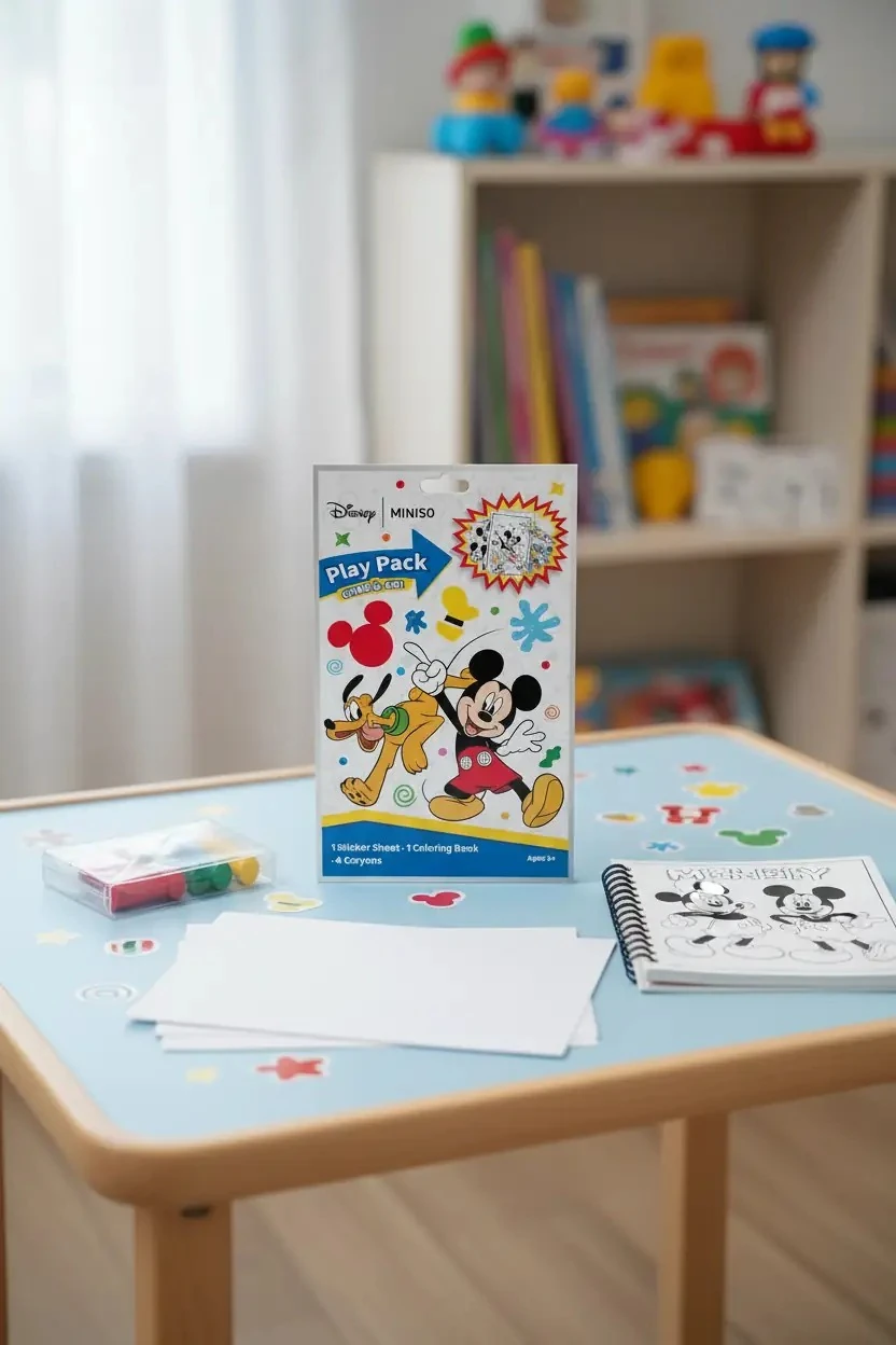 Disney Mickey Mouse Lisanslı Boyama Çantası