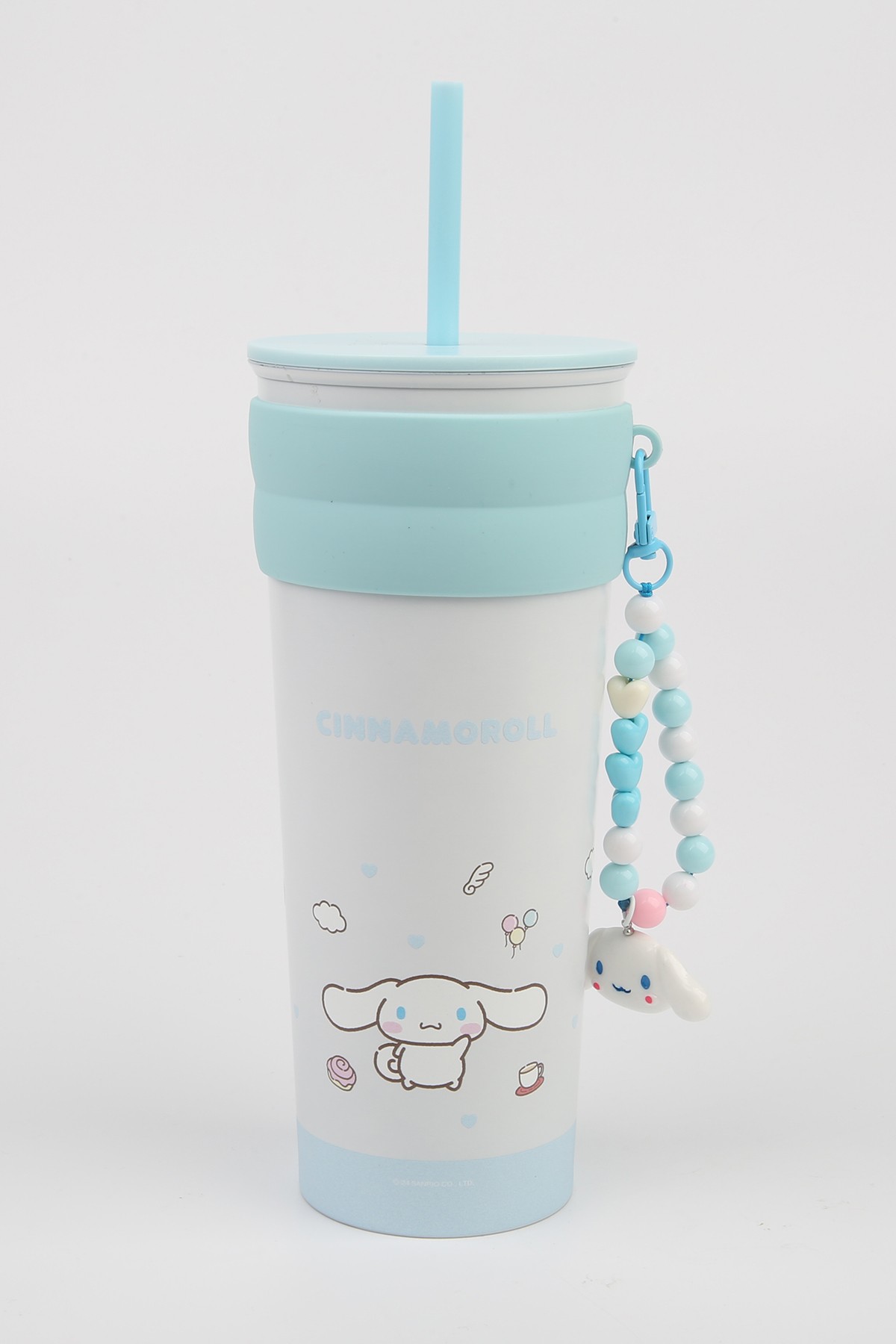Sanrio Lisanslı Askılı ve Pipetli Paslanmaz Çelik Matara 800 ML
