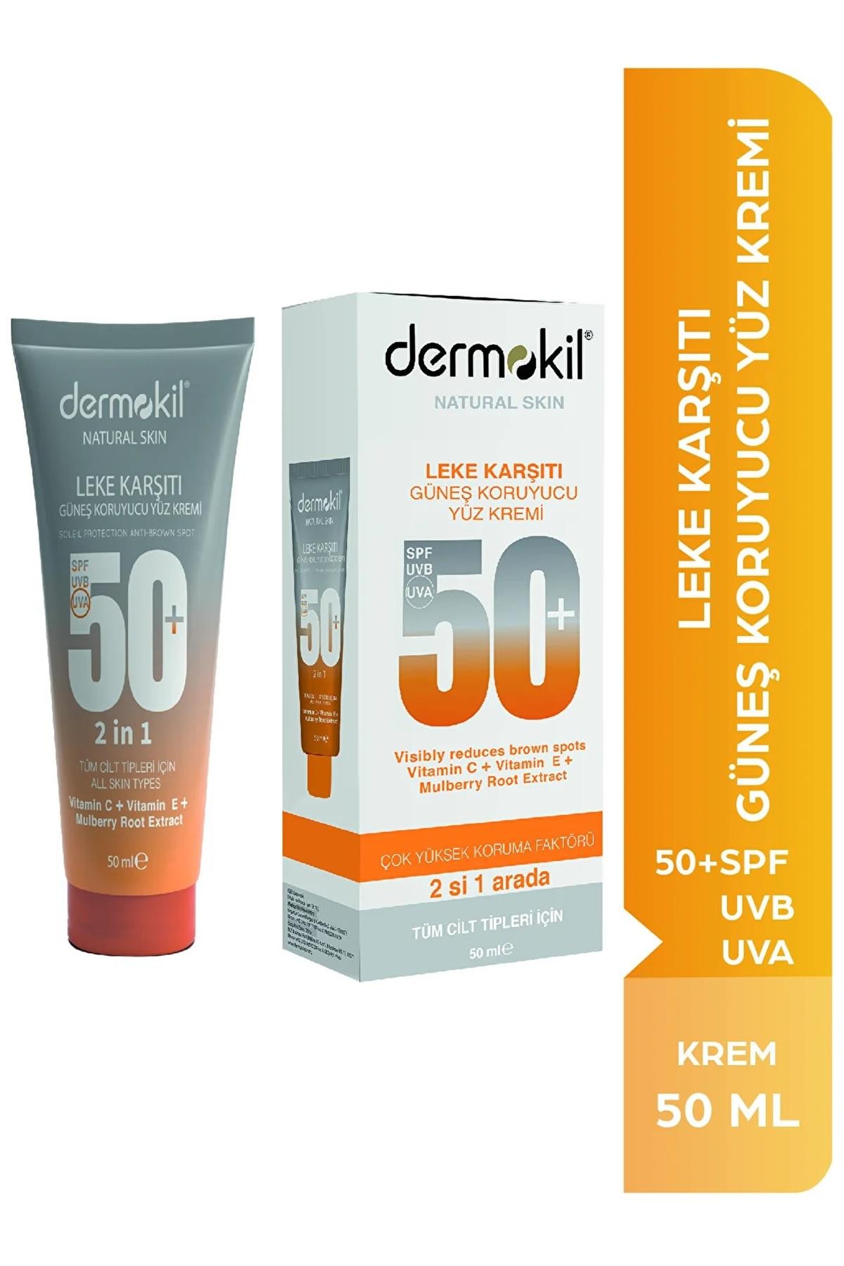 Dermokil Leke Karşıtı Güneş Kremi 50 Spf 50 Ml