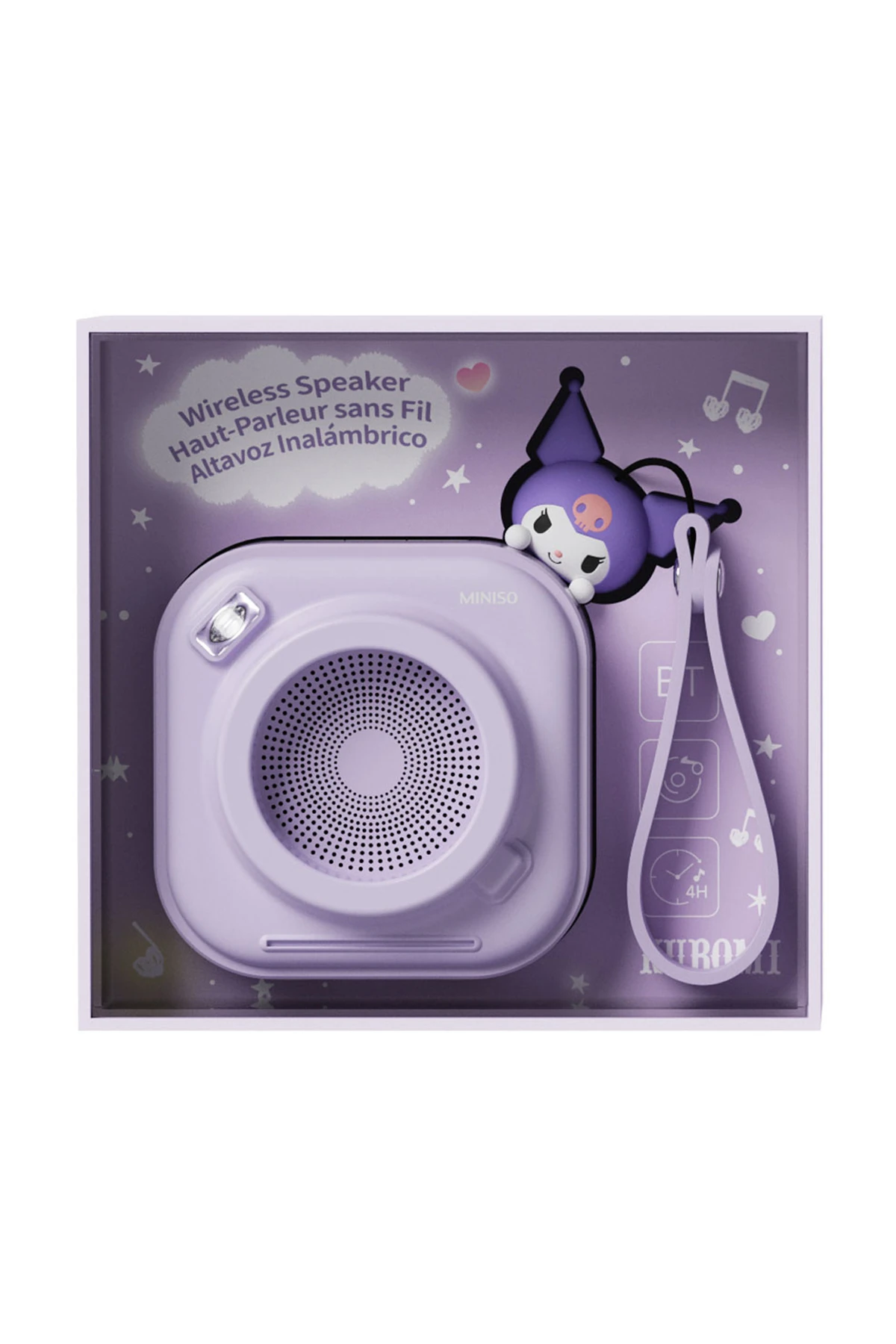 Sanrio Lisanslı Kuromi Buethooth Hoparlör Model:A133