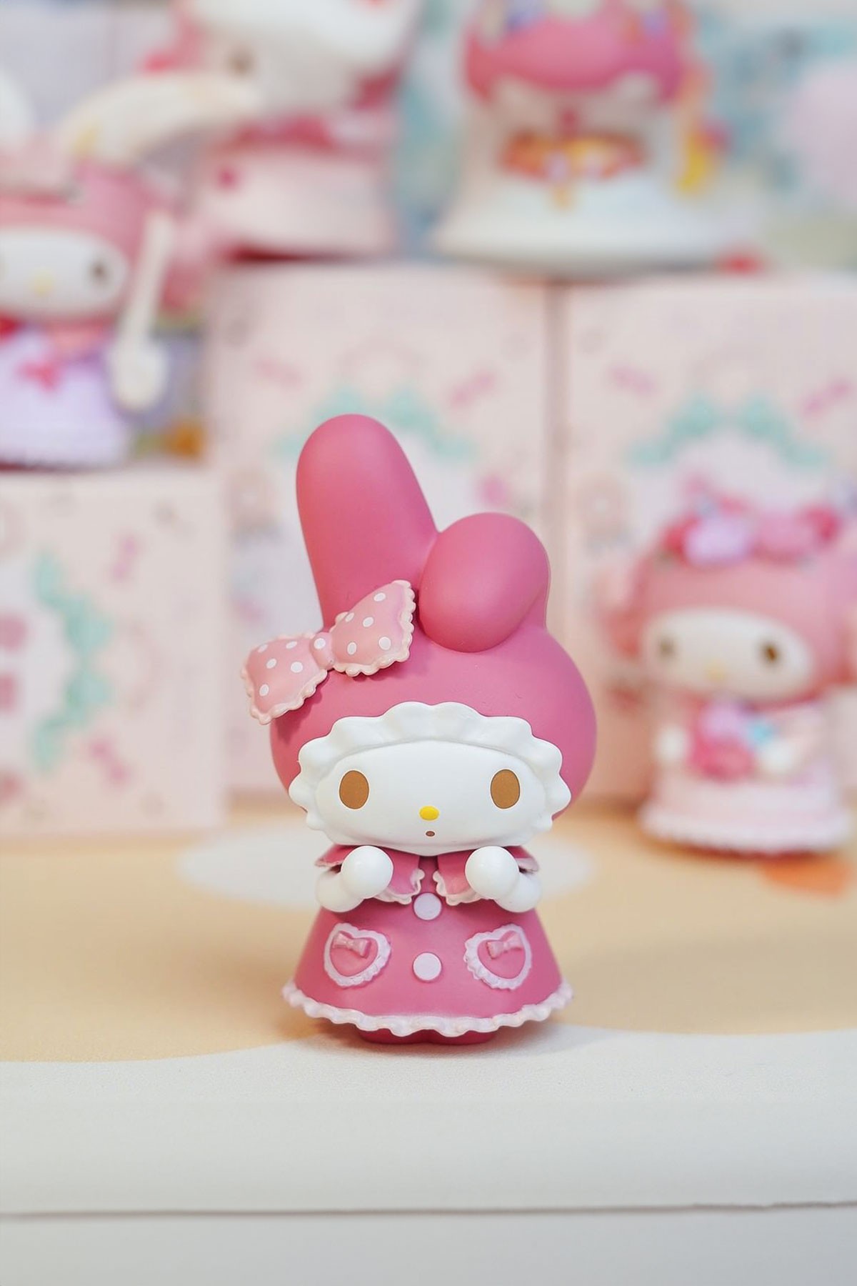 Sanrio Lisanslı My Melody Çay Partisi Serisi Sürpriz Figürlü Kutu Blind Box