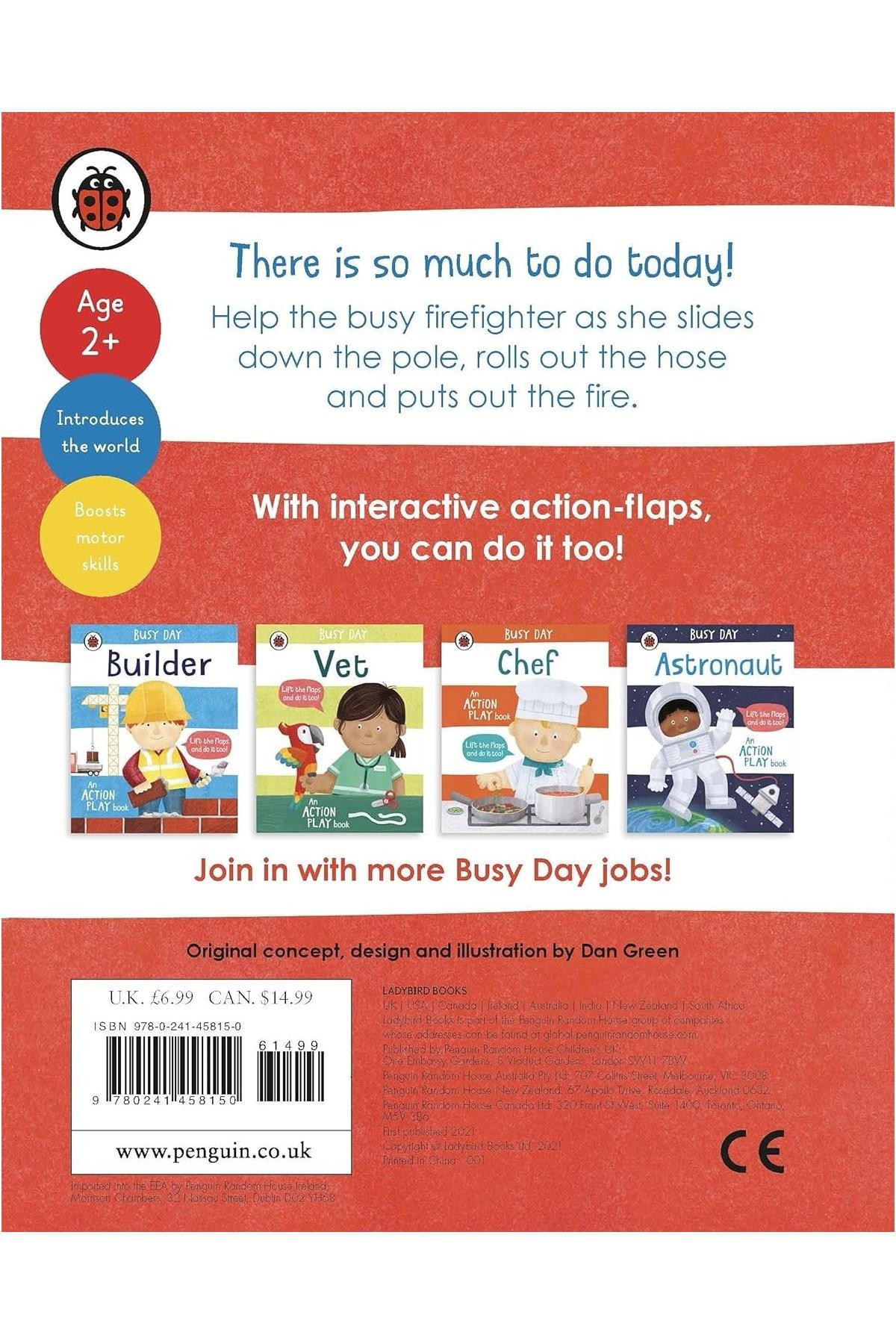 Busy Day: Firefighter : An Action Play Book