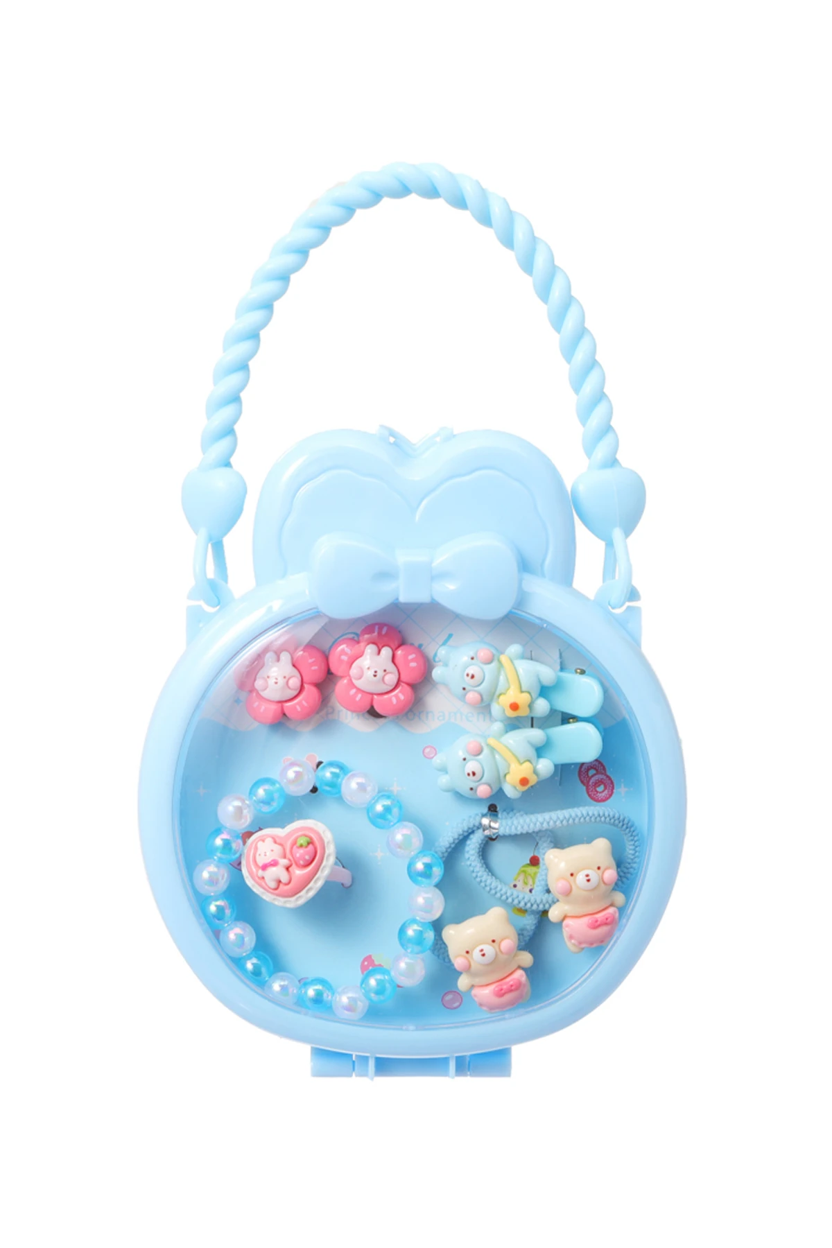 Çizgifilm Figürlü Çantalı Çocuk Toka Seti