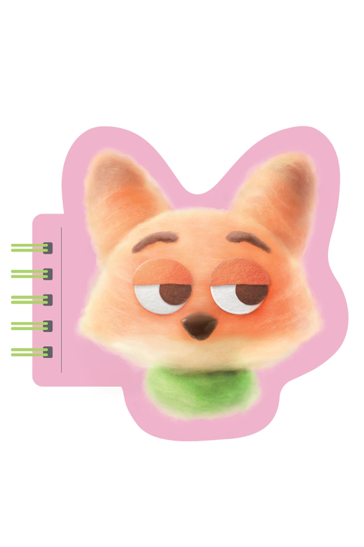 Disney Zootropolis Lisanslı Figürlü Not Defteri (80 yaprak)