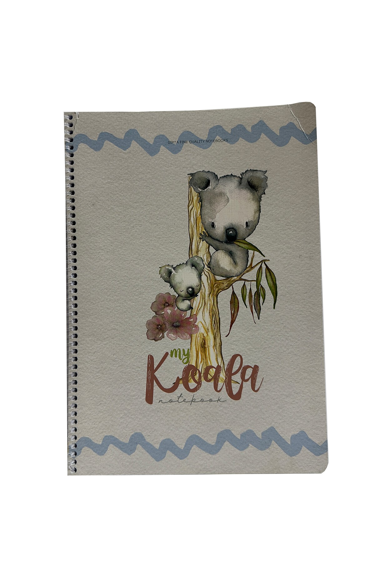 Gıpta Koala Karton Kapaklı Spiralli Defter 80 Yaprak - Kareli