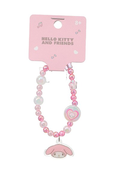 Sanrio Lisanslı Boncuklu Saç Lastiği - Hello Kitty