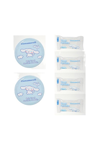 Sanrio Lisanslı Cinnamoroll Sıkıştırılmış Havlu Seti