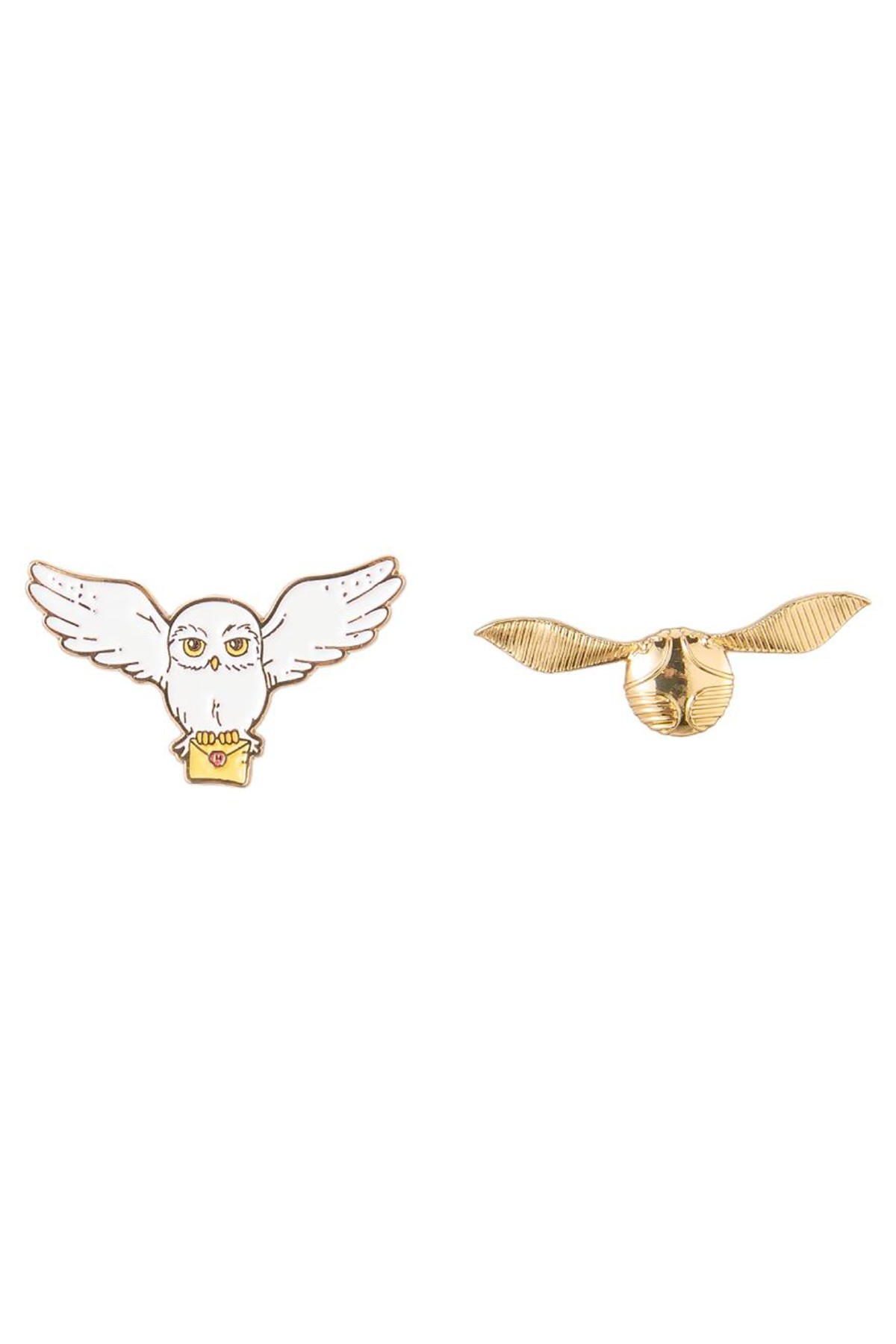 Harry Potter Lisanslı Hedwig & Golden Snitch Rozet