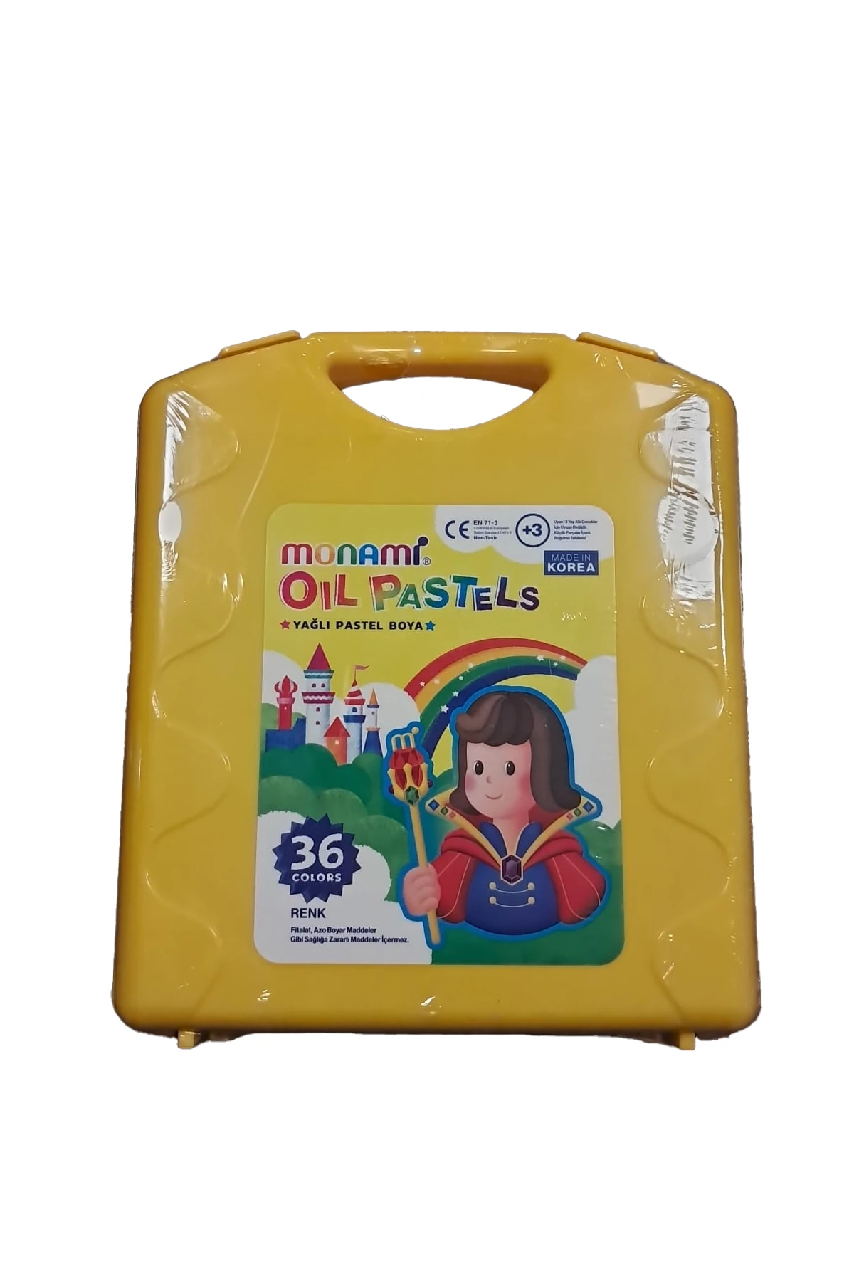 MONAMİ PASTEL BOYA 36 RENK PLASTİK KUTULU