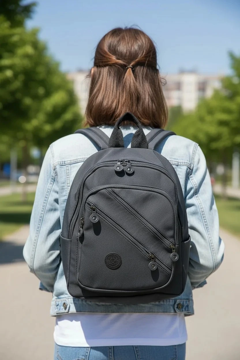 Taros Orta Boy Star Life Sırt Çantası - Gri