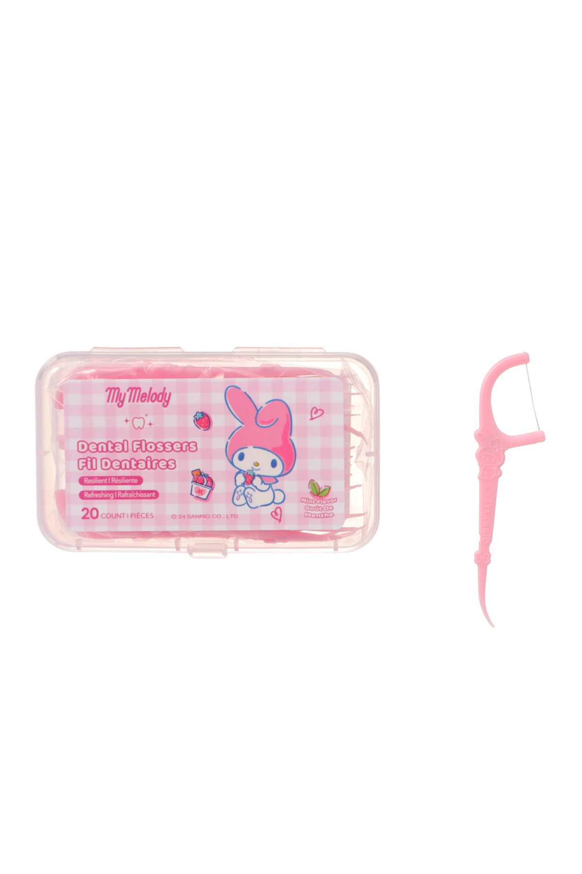 My Melody İnce ve Pürüzsüz Nane Aromalı Diş İpi Çubuğu (20'l