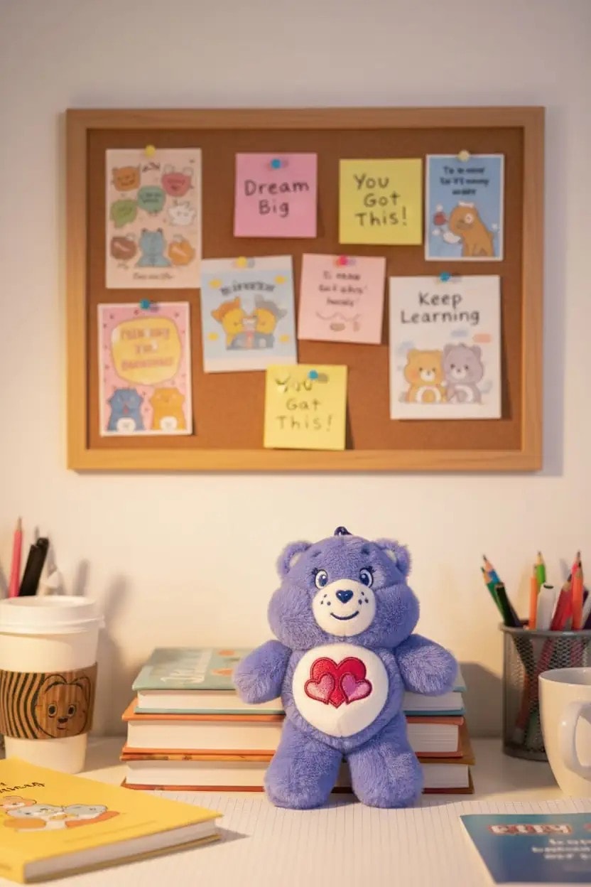 Care Bears Lisanslı Peluş Çanta Süsü Anahtarlık (Share)