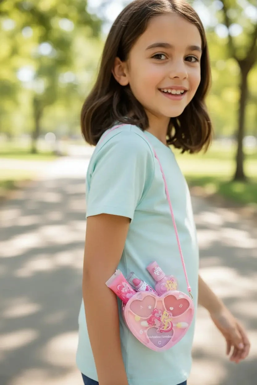 My Little Pony Lisanslı Kalp Çantalı Çocuk Makyaj Seti