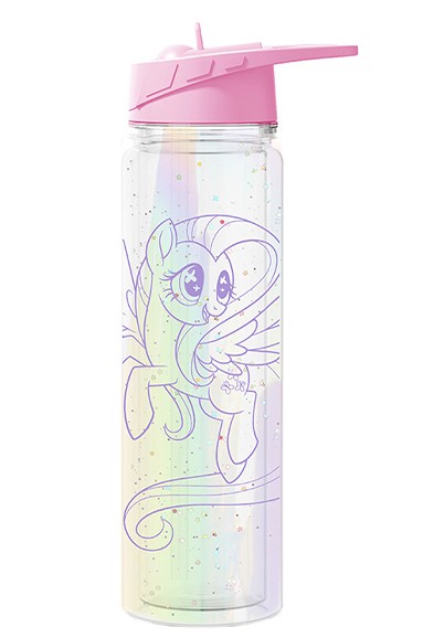 My Little Pony Koleksiyonu Çift Cidarlı Pipetli Kulplu Plastik Şişe