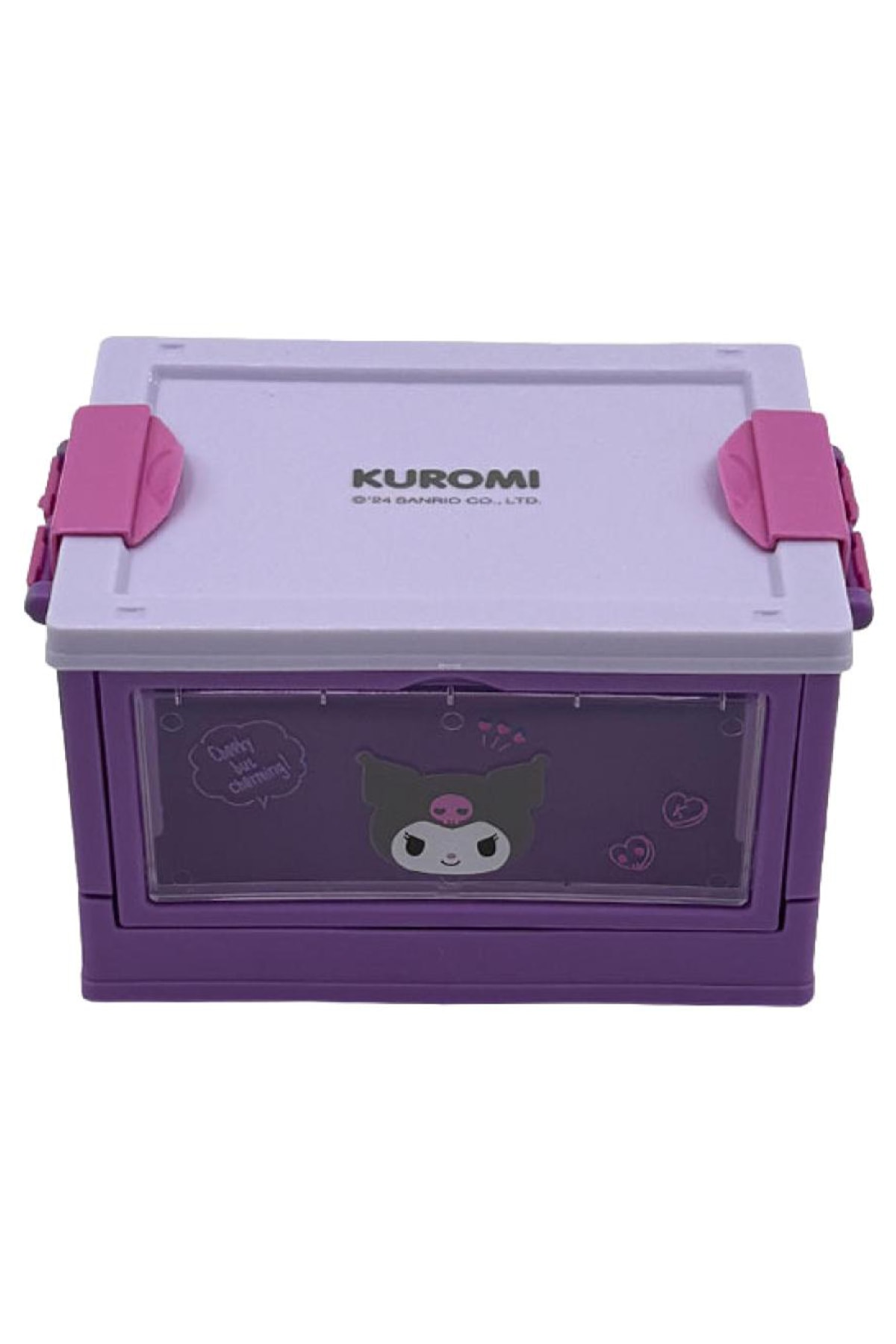 Sanrio Lisanslı Kuromi Mini Bavul Saklama Kutusu