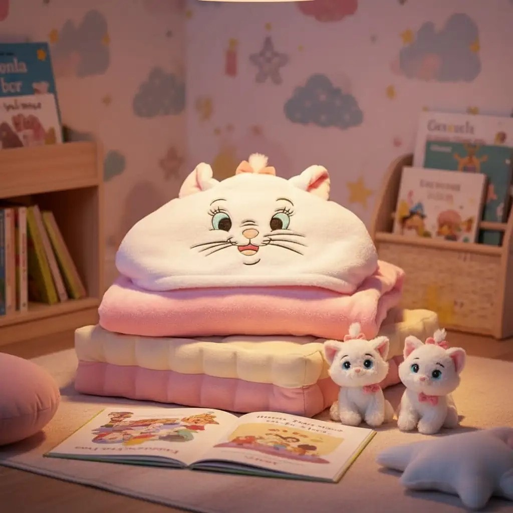 Disney Marie Lisanslı Battaniye (Marie)