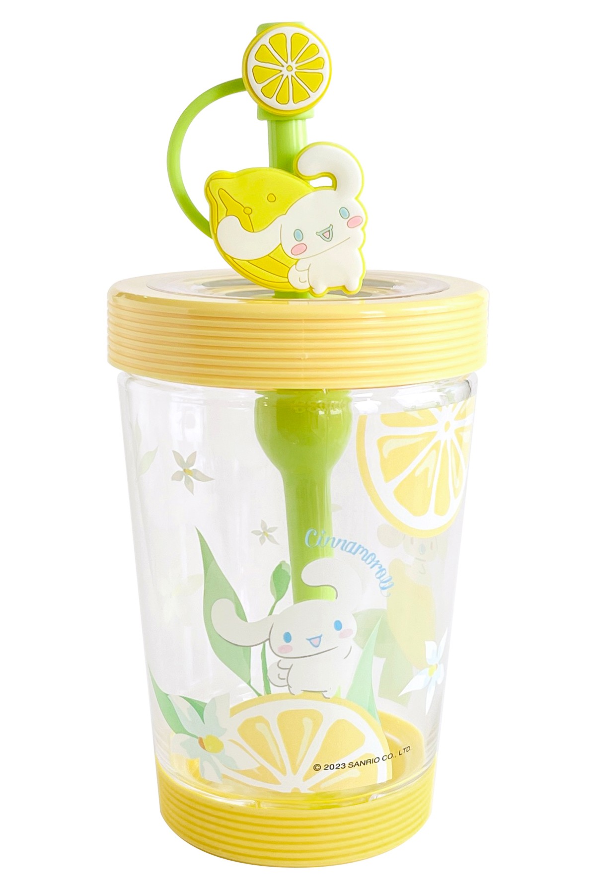 Sanrio Lisanslı Pipetli Plastik Bardak (535ml) - Cinnamoroll