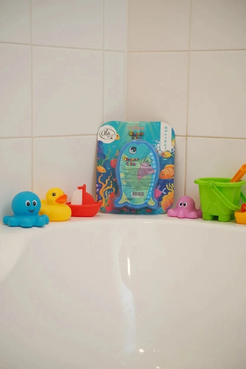 Balık Figürlü Süngerli Sabun