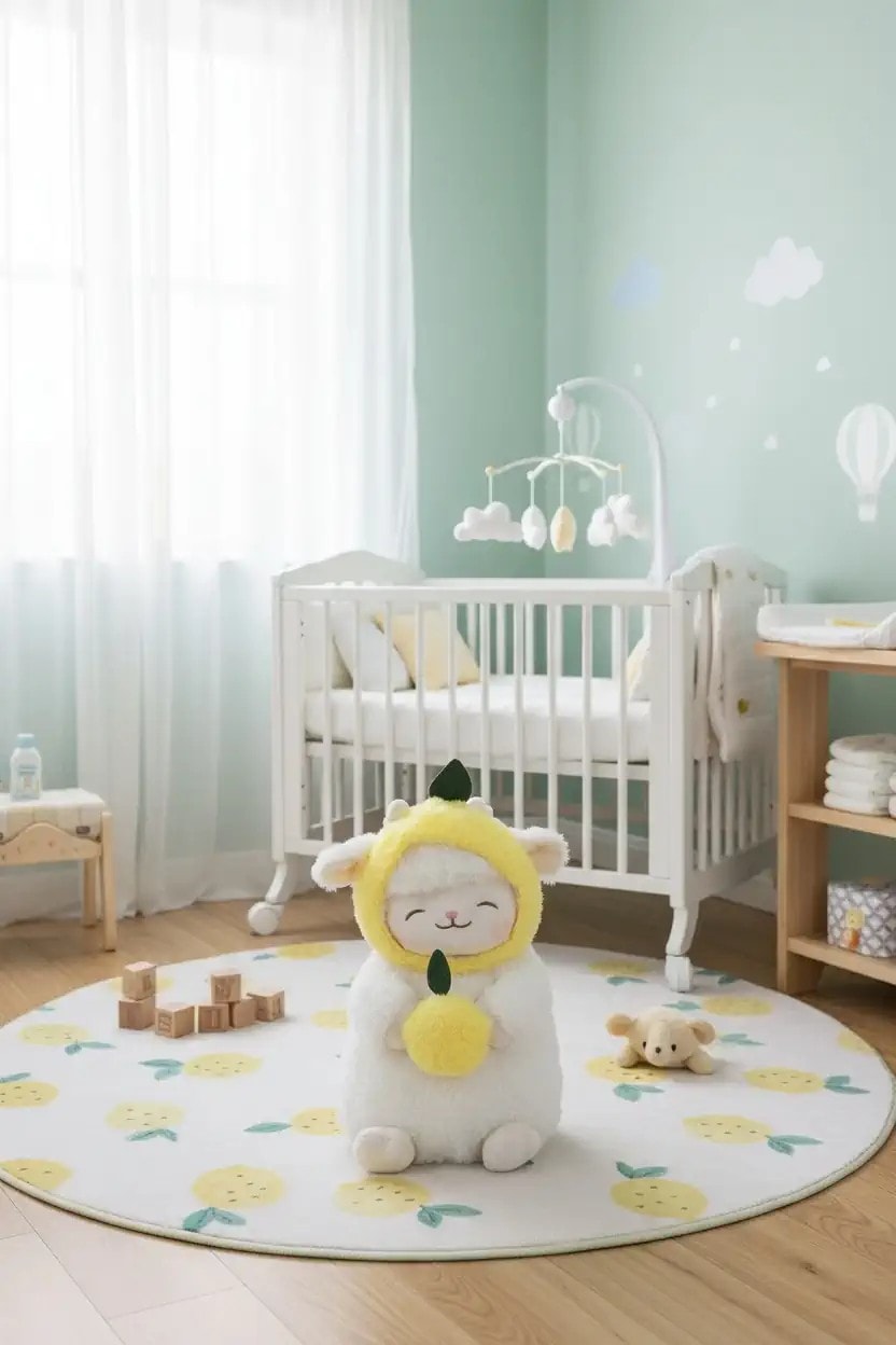 Kuzu Baa Serisi Peluş Oyuncak - Limon