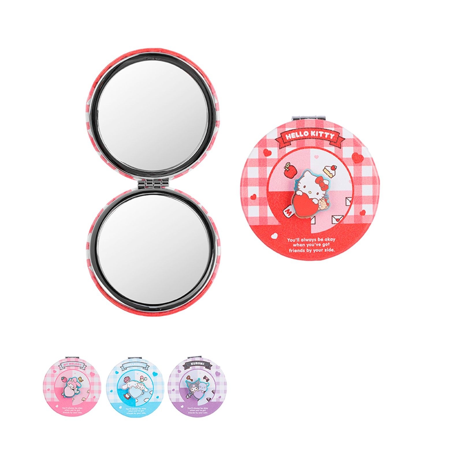 Sanrio Lisanslı Katlanır Çift Taraflı Ayna
